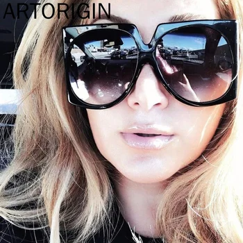

Square Oversize Sunglasses Women Ladies Vintage Brand Designer Eyewear Luxury Fashion Trendy Zonnebril Dames