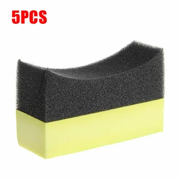 

Car Foam sponge Car Tyre Brush Curved Foam Sponge Pad Useful Automotive