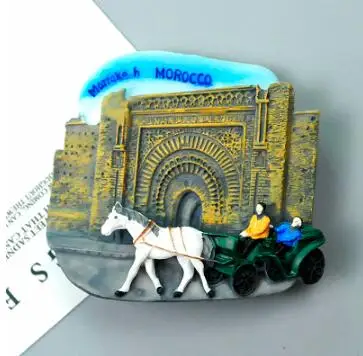 Марокканская Смола 3D фрукты магнитные наклейки на холодильник - Цвет: 1