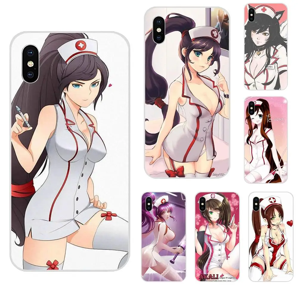 Чехол для мобильного телефона Akali Nurse Art Lol Champion Apple iPhone X XS Max XR 4 4S 5 5C 5S SE 6 6S 7 8 Plus |