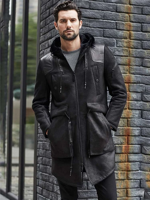 Blouson d'hiver chaud pour homme, classique, extérieur, avec