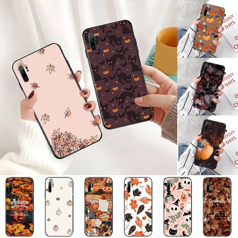 

fall fox pumpkin Halloween Phone Case For Huawei Honor 7C 7A 8X 8A 9 10 10i Lite 20 NOVA 3i 3e