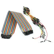 40P F/F Перемычка провода+ 75 шт. мужчин и мужчин макетный разъем тестовая линия