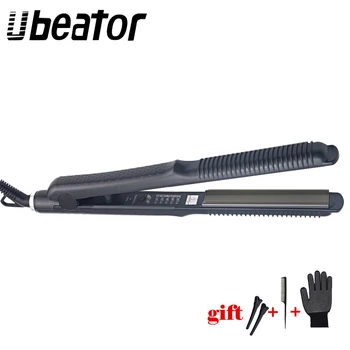 

Pro Electronic Hair Curling Irons Curler Hair Straightener Flat Iron Corrugated Crimper Waves Fast Temperature Control tool