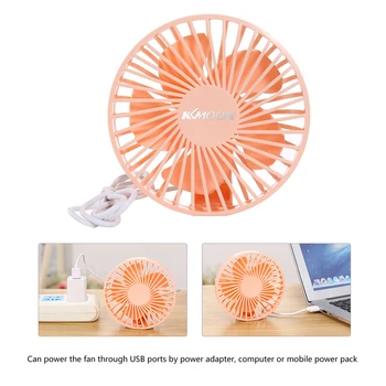 

New 5V 4W Mini USB Fan Portable Low Noise Fan Coolfan USB Powered