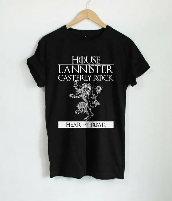 Рубашки с надписью House Футболка &quotЛаннистер&quot Cerci Jamie Tyrion | Мужская одежда