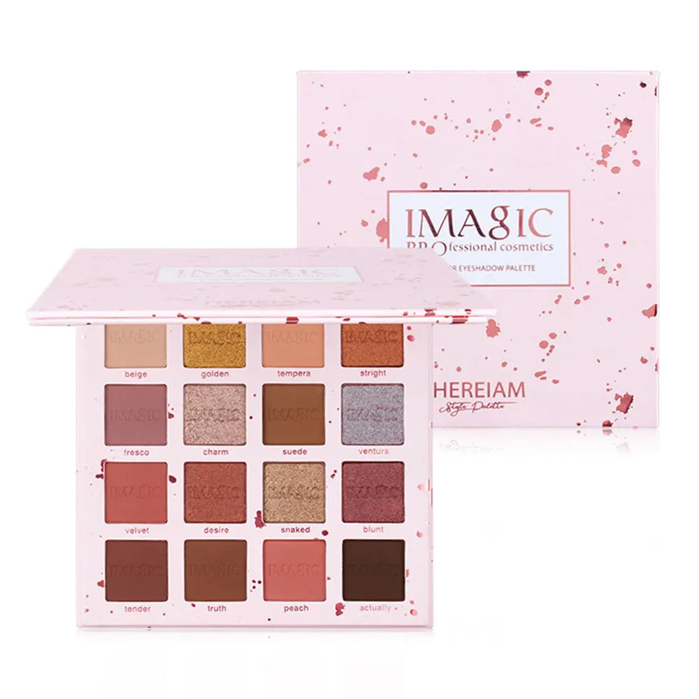 Party Woman Colourful Eyeshadow Set Powder Eye Palette Pink Pop Waterproof Professional Lasting Cosmetics - Цвет: Type 1