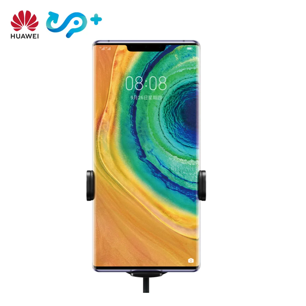 Беспроводное Автомобильное зарядное устройство HUAWEI SuperCharge Max 27 Вт,, стандарт Qi, сертифицированный для mate 30 Pro iPhone 11 Pro Max CP39S