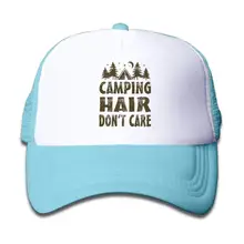 Детская кепка для кемпинга, бейсболка для дальнобойщика с регулируемой сеткой для мальчиков и девочек