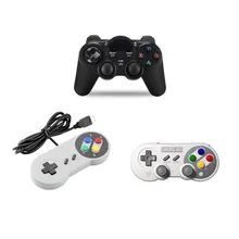 Manette de jeu OTG sans fil 2.4 ghz pour téléphone intelligent, Joystick, contrôleur de jeu pour USB SNES et SN30 Pro