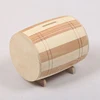 Wooden Wine Barrel Money Box, Piggy Bank, Safe Coin Bank, Handmade, Safe, Carving, 1Pc 3
