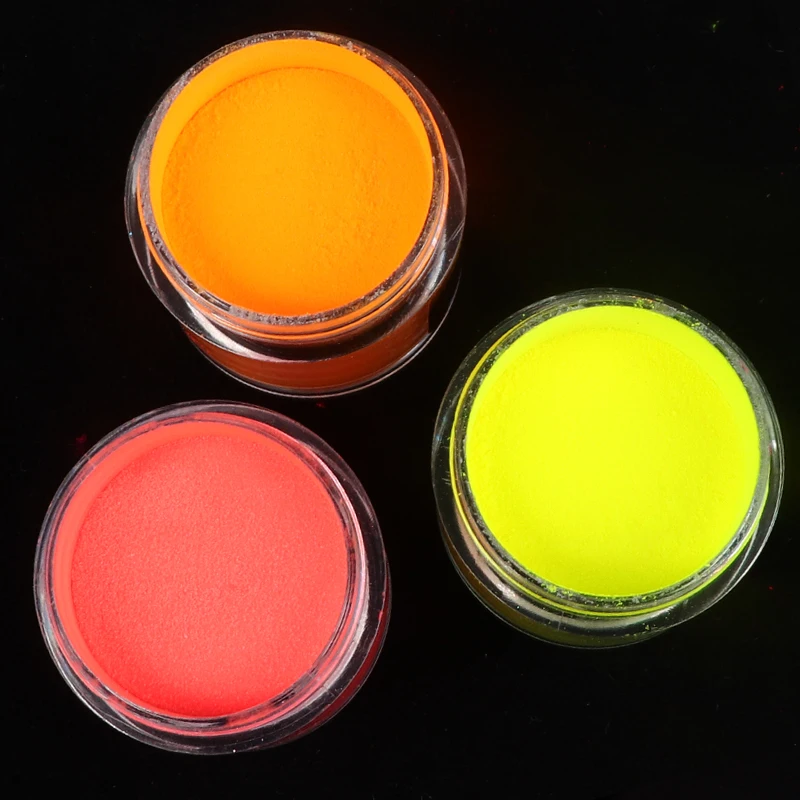 5G Acrylic Powder Neon Pigment Crystal Powders for Nail Polish Nail Art Decorations Professional Accessory