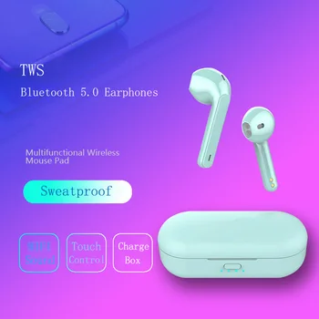 

New TWS L8 Bluetooth 5.0 Earphone Wireless Earphones Smart Touch Control Earbuds 3D Surround Sound For iPhone Xiaomi Huawei
