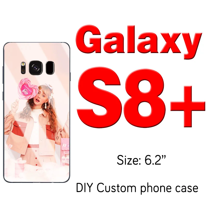 Заказанное кольцо чехол для телефона для samsung Galaxy S10 S9 S8 Примечание 10 плюс A70 A50 A40 A10 A6 M20 настроенное покрытие фоторамка - Цвет: Samsung  S8 Plus