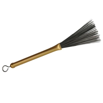 

HOT-2PCS New Retractable Loop End Drum Brush Steel Wire Stick with Aluminum Alloy Handle for Jazz Drum Stick Musical Accessories