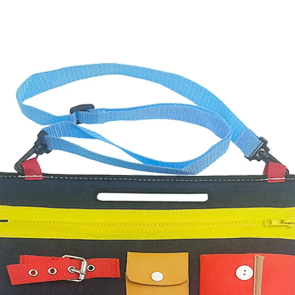 lower price  Busy Board Montessori Educational Toys For Baby Preschool Child Dressing/Zipper/Buckle/Button Toy L