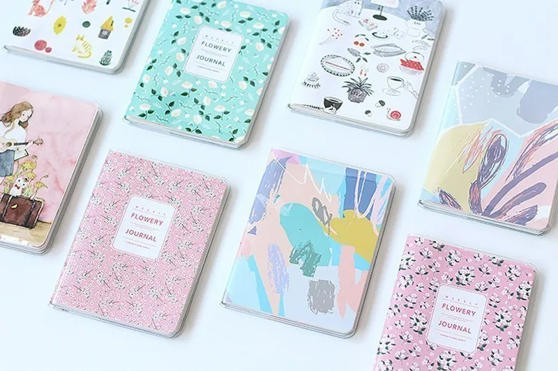 1 шт. A6 Kawaii PVC блокнот Bullet Journal Sketchbook милый дневник еженедельник блокнот офисные школьные канцелярские принадлежности 016033