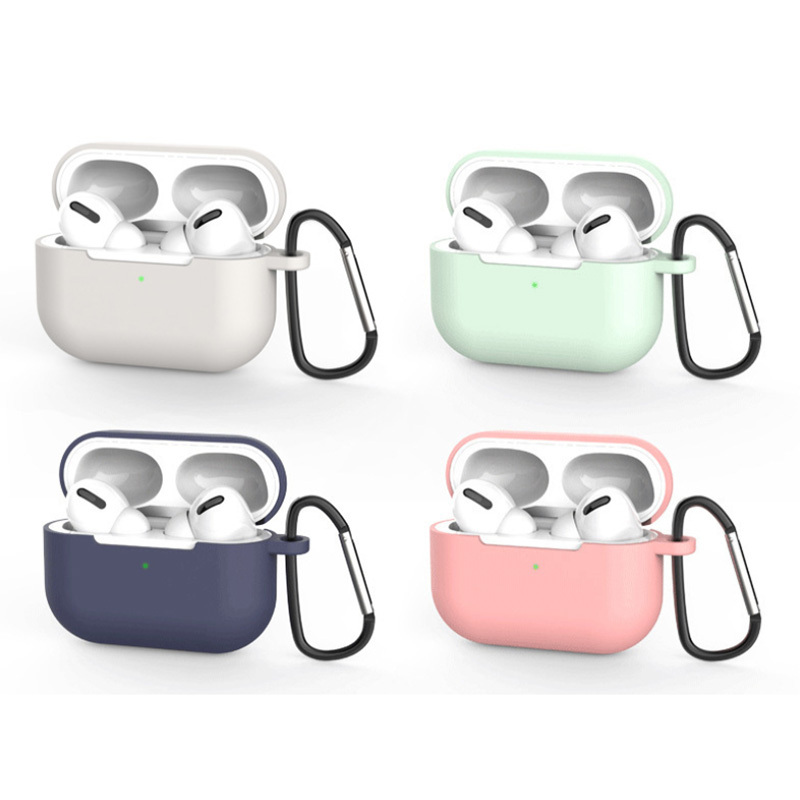 Liquid Soft Silicone Case For Airpods Pro Case Wireless Bluetooth Case for airpod pro Case Cover Air Pods pro Fundas Capa Coque