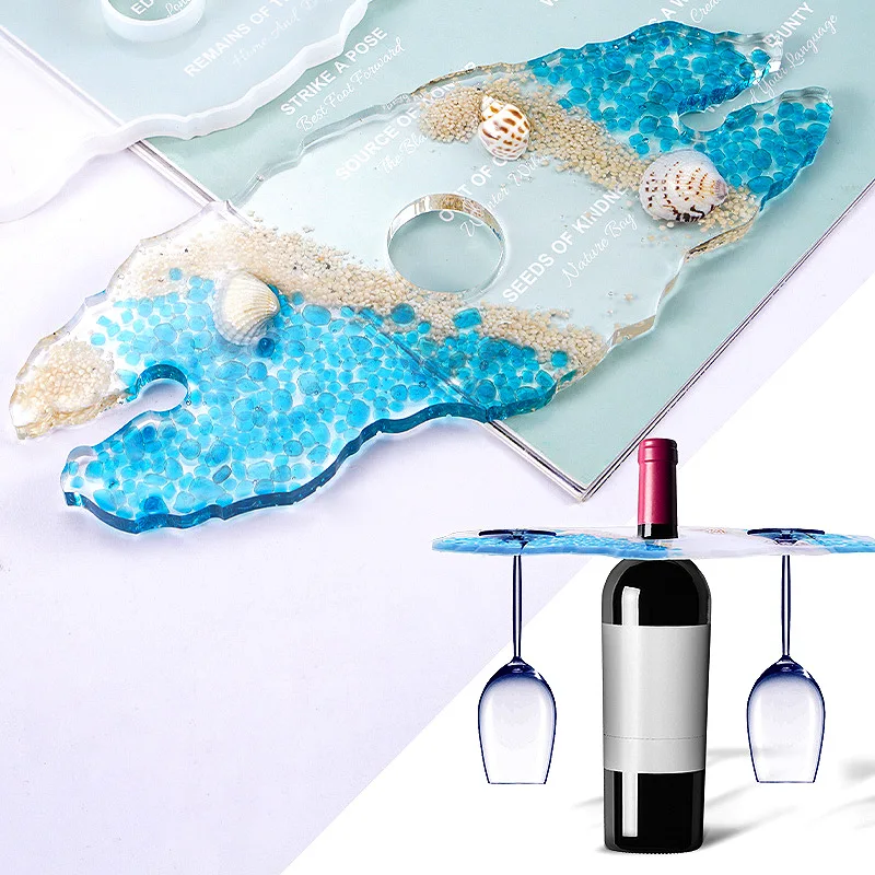 

DIY Wine Rack Silicone Mold UV Epoxy Resin Molds for Jewelry Handcraft Moulds Jewelry Accessories