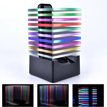 

New Bluetooth Speaker Light Changes with Music Wireless Speaker LED Colorful Bluetooth Subwoofer Portable Colorful Mini Speaker