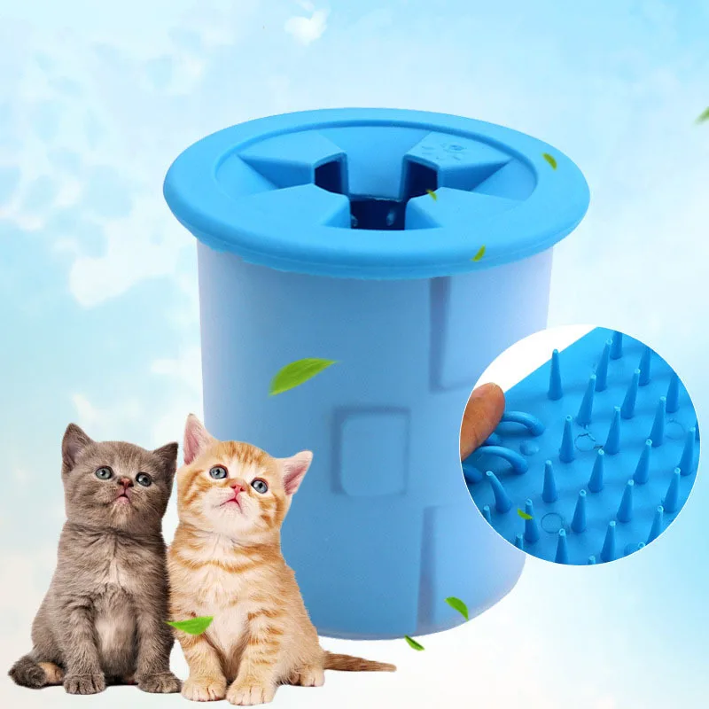

New Upgraded Soft Silicone Pet Foot Washer Cup Cat Foot Wash Tools Quickly Clean Dog Paws Muddy Feet Cat Grooming Supply