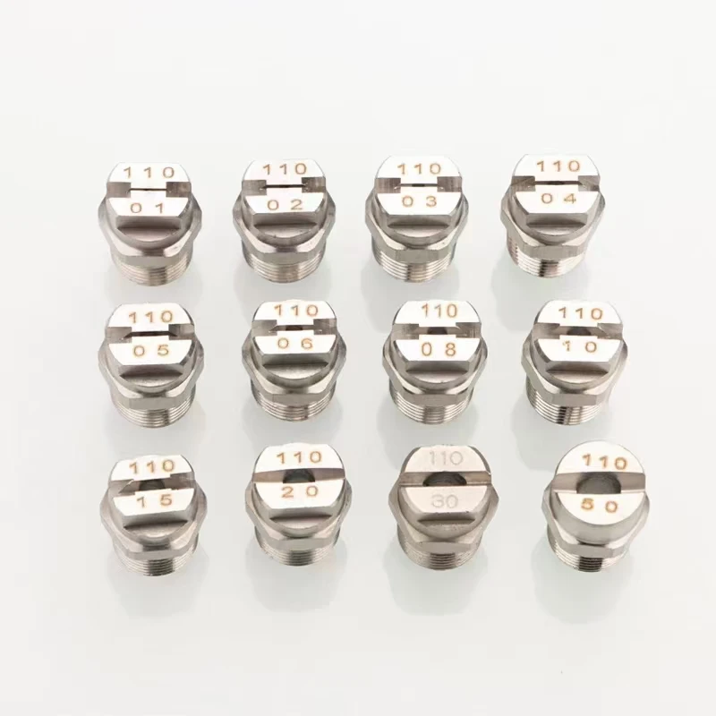 1/4" Stainless Steel Vee Jet Industrial Fan Flat Spray Nozzle,HVV H-U Jet Flat Fan Spray Nozzle,car washing, Spray Tip 5
