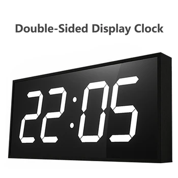 

Large Digital LED Wall Clock Modern Design Multifunction Remote Control Double Sided Clocks 3D Decoration Wall Watch Home Decor