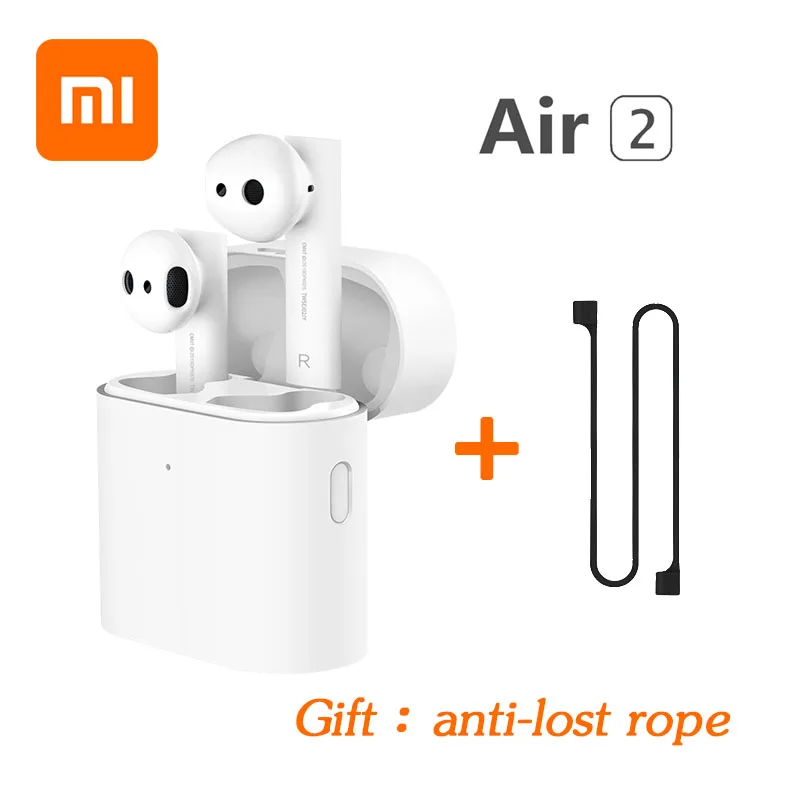 Xiaomi Air 2 TWS Bluetooth беспроводная гарнитура Airdots Pro 2 millet Smart Голосовое управление LHDC HD стерео управление ENC - Цвет: Mi Air2 n GIF