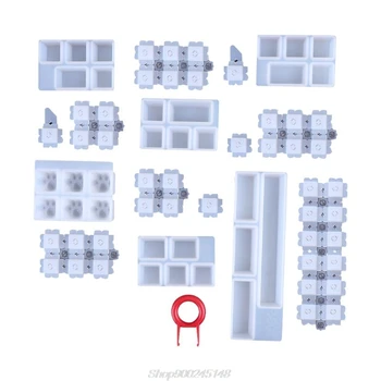 

1 Set Manual DIY Mechanical Keyboard Key Cap Silicone Mold UV Crystal Epoxy Molds Handmade Crafts S14 20 Dropshipping