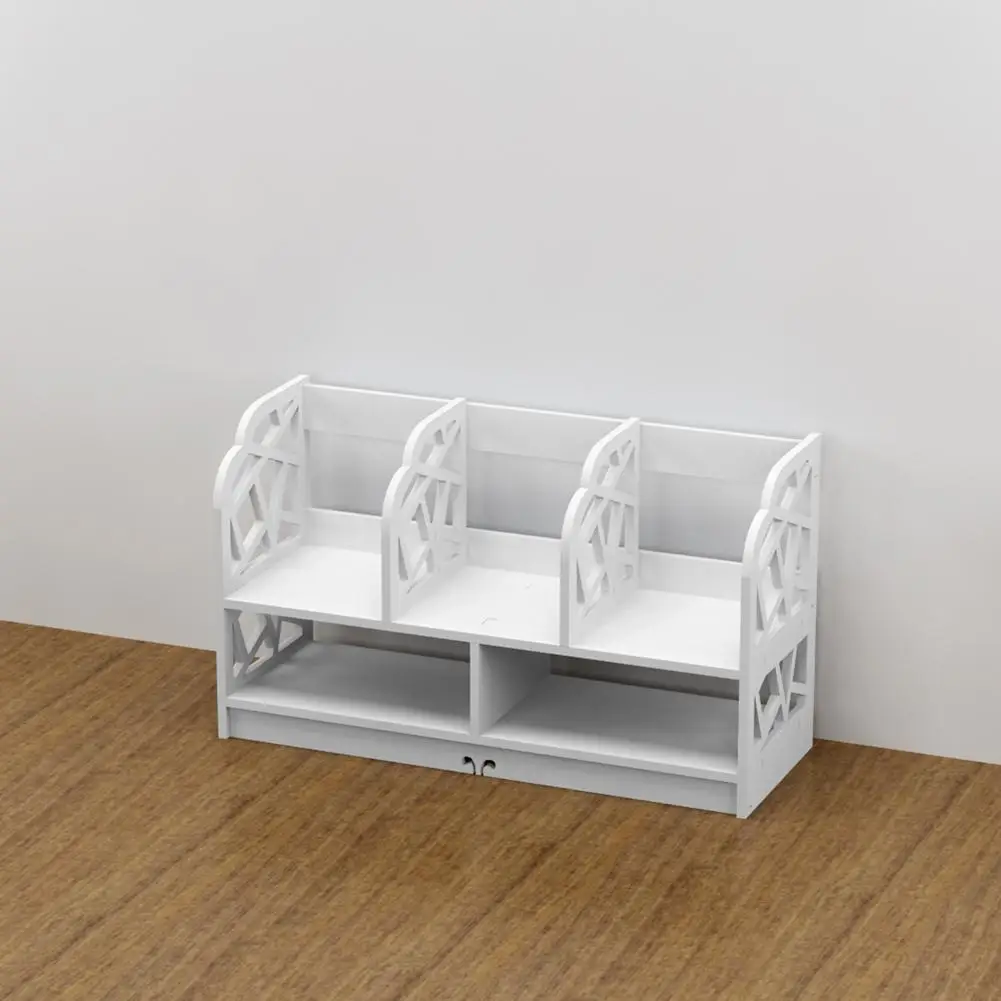 Desktop Organizer Display Storage Rack Bookshelf Stand Shelf For Student Dormitory Household Bedroom Desktop Table Shelf Rack