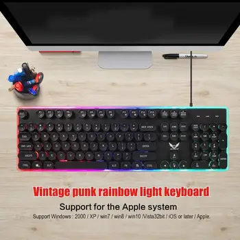 

Hot Sale Keyboard Wear-resistant Multi-function Gaming Keyboard Mouse Set LED Backlight 7 Buttons Gaming Mouse for PC Laptop
