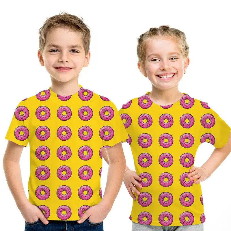 Camiseta con estampado RU 3D с мультяшными принтами, Camiseta con estampado RU 3D camiseta de manga