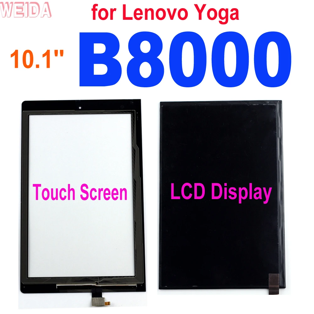 AAA + 10 1 ''для Lenovo Yoga B8000 ЖК-дисплей для планшетов 60047 60046 сенсорный экран