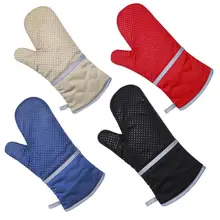 1 пара силиконовых термостойких перчаток для духовки Нескользящие кухонные перчатки для выпечки