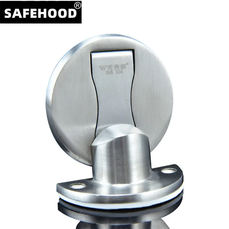 

Магнитные дверные ограничители 304, дверной ограничитель из нержавеющей стали, скрытые дверные держатели, напольный дверной ограничитель без гвоздей, мебельная фурнитура