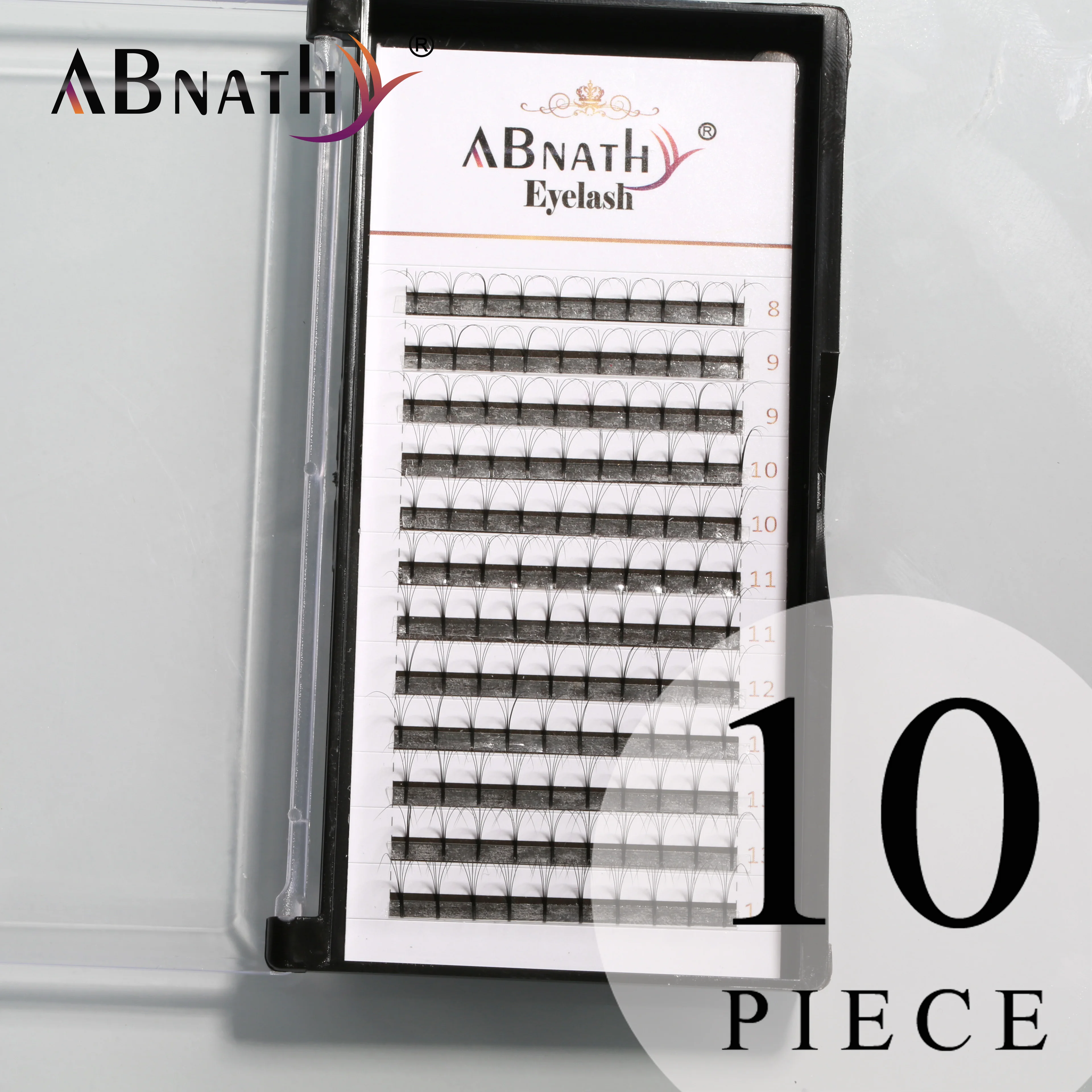 

Wholesale Russian High quality 0.07/0.10 Pre made Volume Fans Lash Professional long stem handmade 3d/4d/5d/6d synthetic lashes