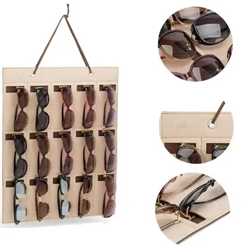 

New Fashion Sunglasses Organizer Storage Holder Container Eyeglasses Case Wall Hanger Decor
