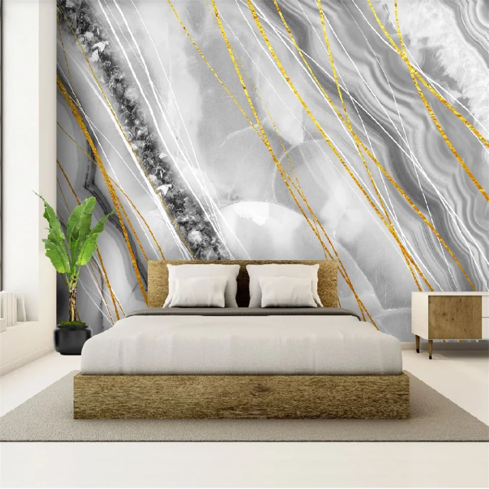 Custom 3D wallpaper mural modern light luxury abstract crystal marble pattern agate microcrystalline stone background wall custom crystal colorful advertising sign luminous acrylic light box billboard stone pattern shop lightbox outdoor led signage