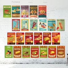 

Food Metal Poster Plaque Metal Vintage Tin Sign Wall Decor Bar Bistro Cafe Retro Metal Sign Home Decor