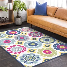 Скандинавский Подсолнух 3D этнический Ветер ковер спальня гостиная кристалл бархат Печатный цифровой ползающий коврик нескользящий ковер для фойе