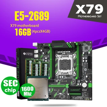 

HUANAN ZHI X79-ZD3 Motherboard M.2 NVME MATX With Intel Xeon E5 2689 2.5GHz CPU 4*4GB = 16GB DDR3 1600MHZ ECC/REG RAM
