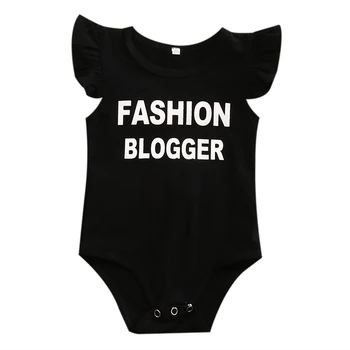 

Pudcoco USPS Fast Shipping Casual Toddler Infant Baby Boys Girls Letter Off Shoulder Rompers Jumpsuit Outfits Sunsuit Clothes