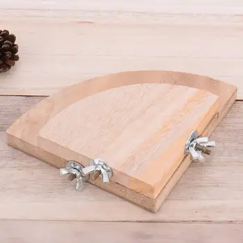 

Bird Platform Toys Parrot Fan-Shaped Bird Cage Platform Perching Board Toys Birdcage Accessories Pet Bird Supplies New 2019