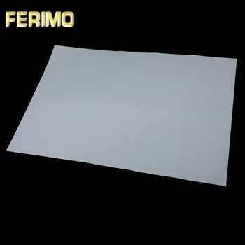 

9.6x5.6cm (3.8"x2.2") 400Pcs/Lot A4 White Kraft Paper Fillet Rectangle Label Print Paper 10Pcs/Sheet Self Adhesive