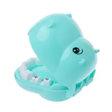 9 шт. бегемотик зубной проверяйте Зубы Модель Набор Медицинский Набор ролевые игры игрушка Ролевые Игры развивающие Обучающие игрушки детские игрушки подарок