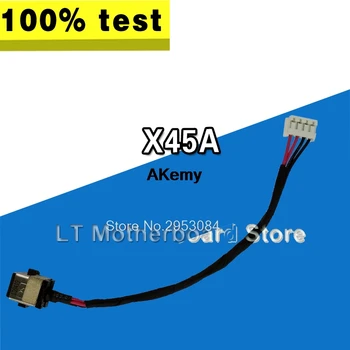 

Original new Laptop AC DC Power Jack connector Cable wire socket For Asus X45A X45U X45C X45C X45CR X45V X45VD X45A DC IN cable