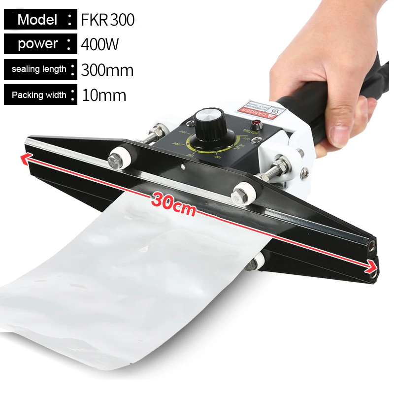 

200 Type Clamp Type Stripe Sealing Machine High Power Can Seal Kraft Paper Bag, Aluminum Foil Bag, 20cm, 30cm / 40cm Plastic Bag
