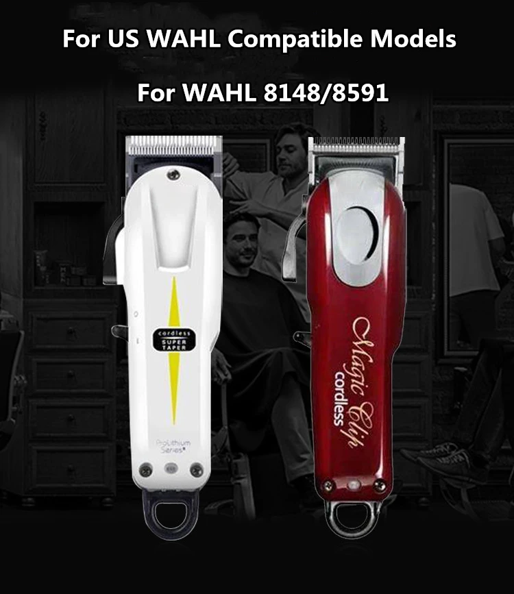 8Pcs/Set Electric Clipper Shell Set For WAHL 8148/8591 ABS 8 Style DIY Modification Shell Barber Electric Clipper Cover G0811