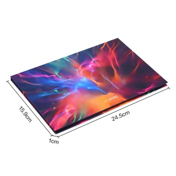 

Ucanbe 40-color Eyeshadow Palette Fashion Waterproof Cosmetic Non-stick Cup Colorfast Shimmer Matte Eye Shadow Easy to wear