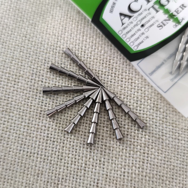 Fishing Accessories 10pcs 1/96-7/64oz Tungsten Nail Weight Fishing Weight Neko Rig Sinkers Lure Worm Weights Fishing Accessories Lure Worm, Fishing Counterweight Sinker, Fishing Accessories, Fishing Tackle